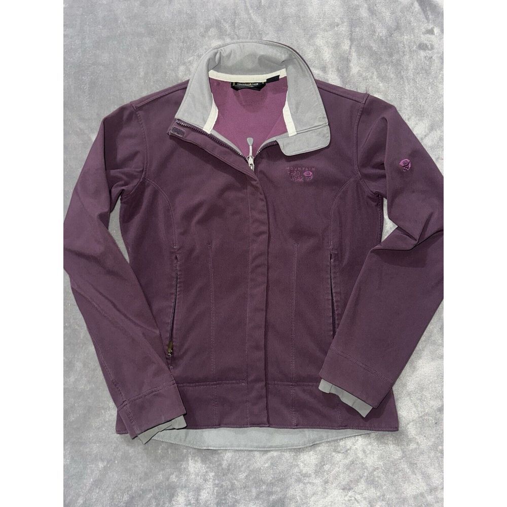 Mountain Hardwear Women's Plum Callisto Full Zip Lined Softshell Sz S
